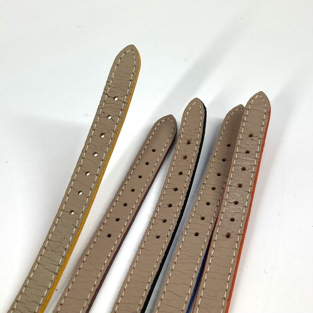 FENDI チェンジ時計用ベルト 5本セット 腕時計 ベルト レザー ユニセックス マルチカラー - brandshop-reference