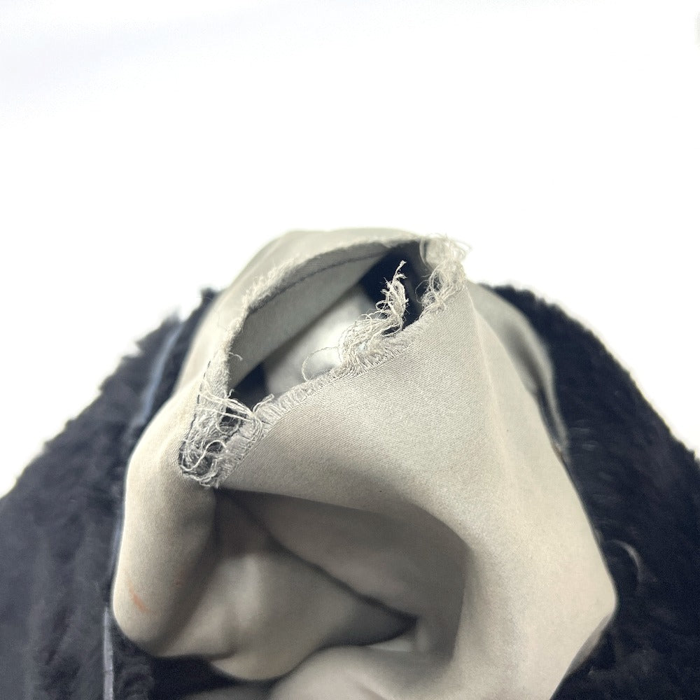 FENDI マンマバケット カバン バッグ 肩掛け ハンドバッグ ファー レディース ブラック - brandshop-reference