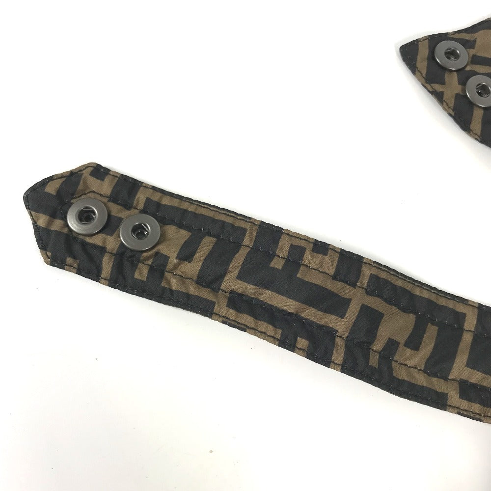 FENDI Zucca Dog Clothes, Unisex Nylon Dogwear, Brown