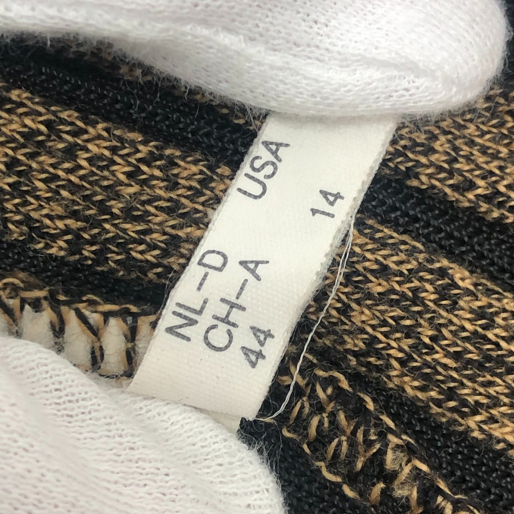 FENDI ペカン柄 ヴィンテージ アパレル トップス ニット FFロゴ セーター ビスコース レディース ブラウン
