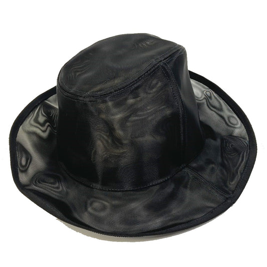 FENDI FXQ206 Mesh See-Through Hat, Fashion Accessory, Headwear, Polyamide, Women's, Black