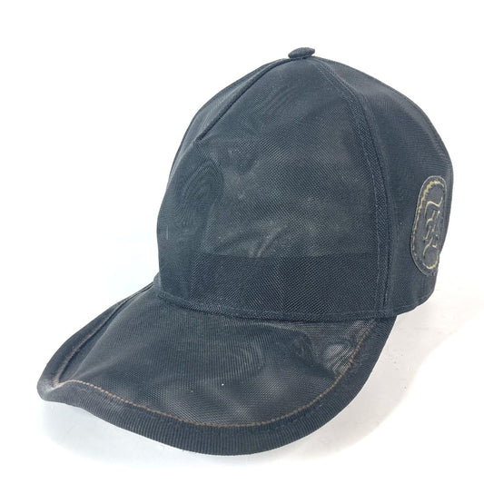 FENDI FXQ768 ロゴ メッシュ FF 帽子 キャップ帽 ベースボール キャップ ポリアミド メンズ - brandshop-reference