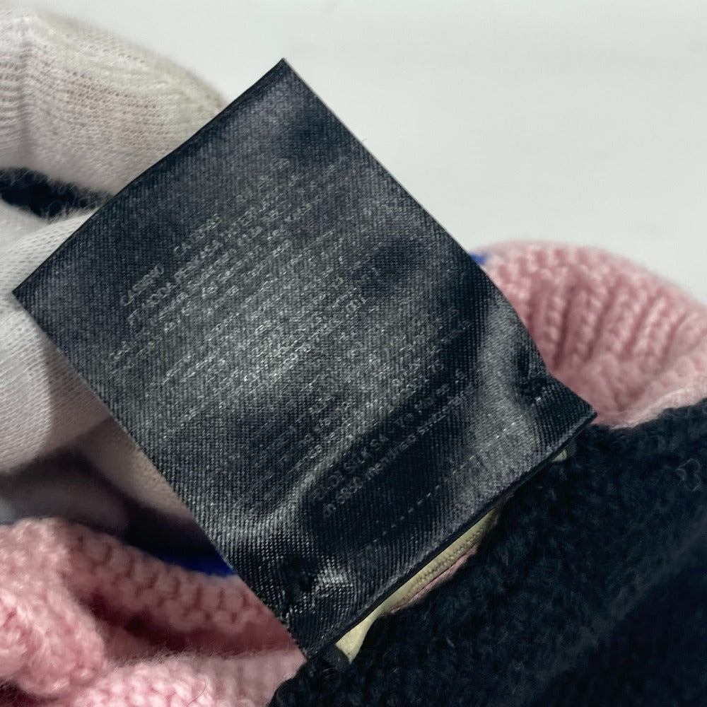 FENDI FXQ056 ポンポン付き ロゴ ビーニー 帽子 ニット帽 ニットキャップ ニット帽 ウール レディース - brandshop-reference