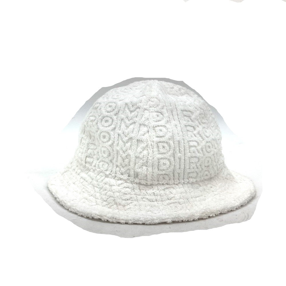 FENDI FXQ982 MARC JACOBS コラボ マークジェイコブス ロゴ ハット帽 帽子 バケットハット パイル ボブハット ハット コットン ユニセックス ホワイト - brandshop-reference