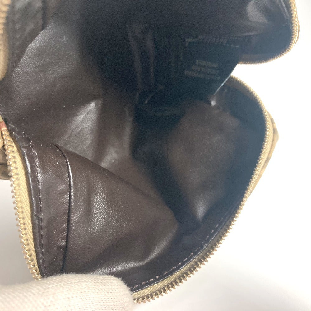 FENDI 8N0179 SKIMS スキムズ コラボ ロゴ マルチポーチ 化粧ポーチ ポーチ ナイロン レディース ベージュ