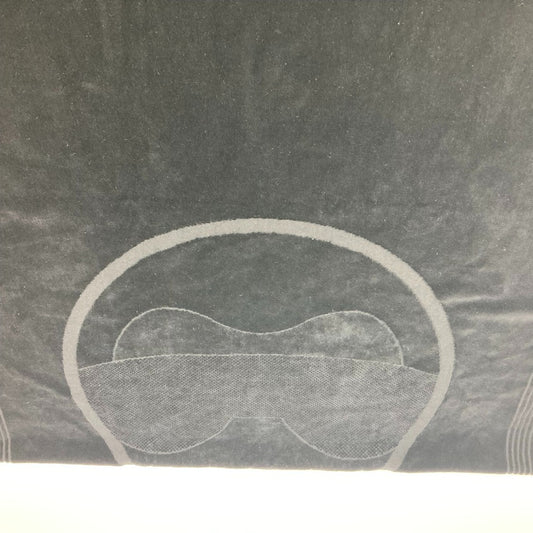 FENDI FXA008 カールラガーフェルド バスタオル インテリア ひざかけ ブランケット カリート ビーチタオル 大判 フリンジ タオル コットン レディース - brandshop-reference