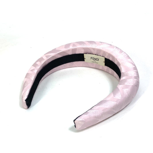 FENDI FXQ646 Zucca Hair Accessory, Silk Headband, Pink, Women's