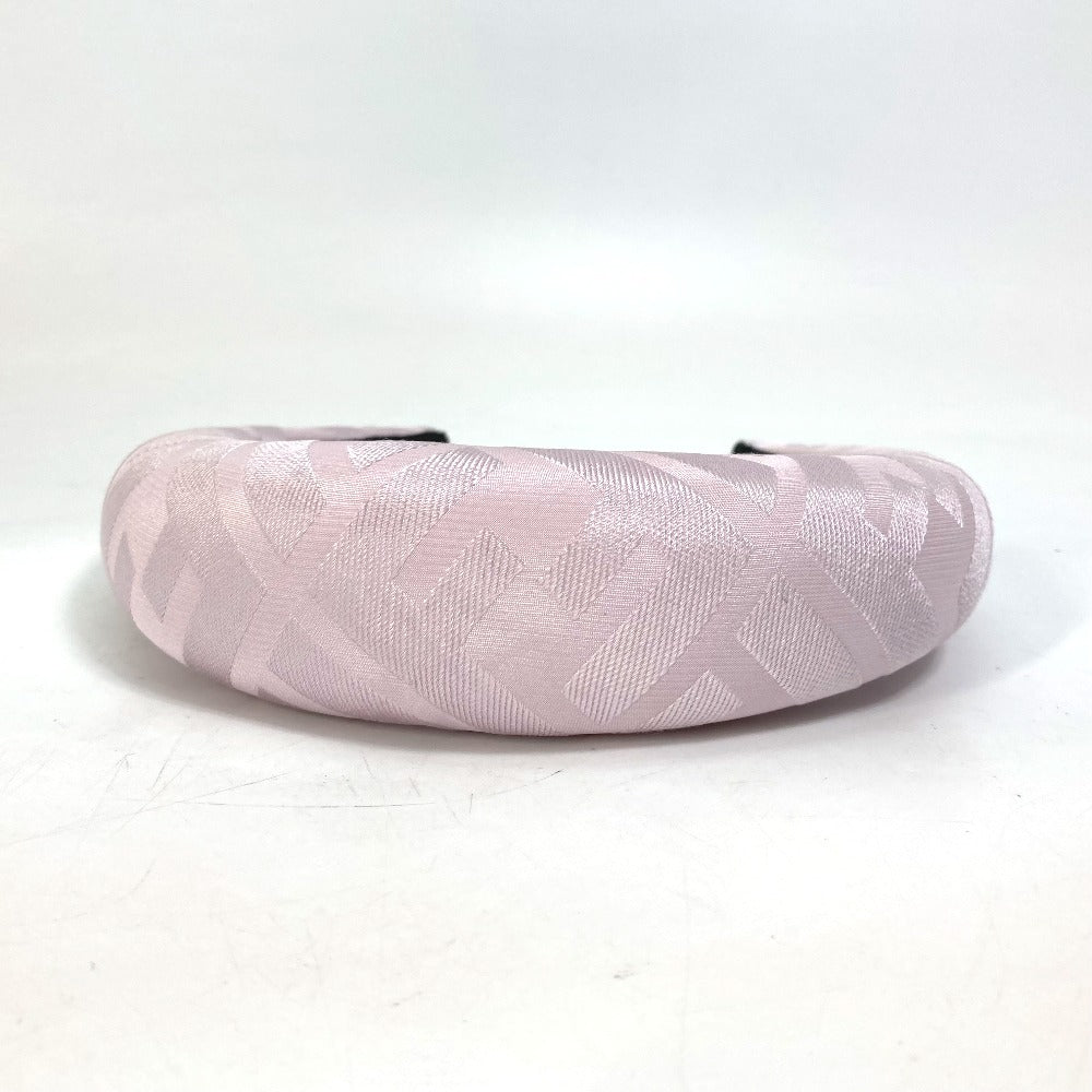FENDI FXQ646 Zucca Hair Accessory, Silk Headband, Pink, Women's