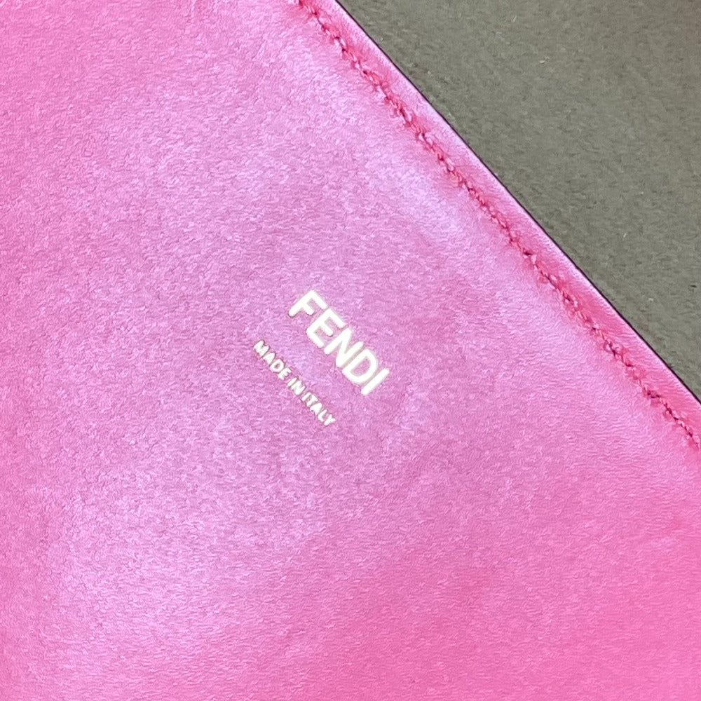 FENDI 8BH386 Sunshine Shopper Shoulder Bag, 2-Way Tote Bag, Leather, Women's, Pink