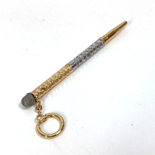 FENDI CHAOS Scribble Pen pen-shaped earrings, metal, silver, for women.
