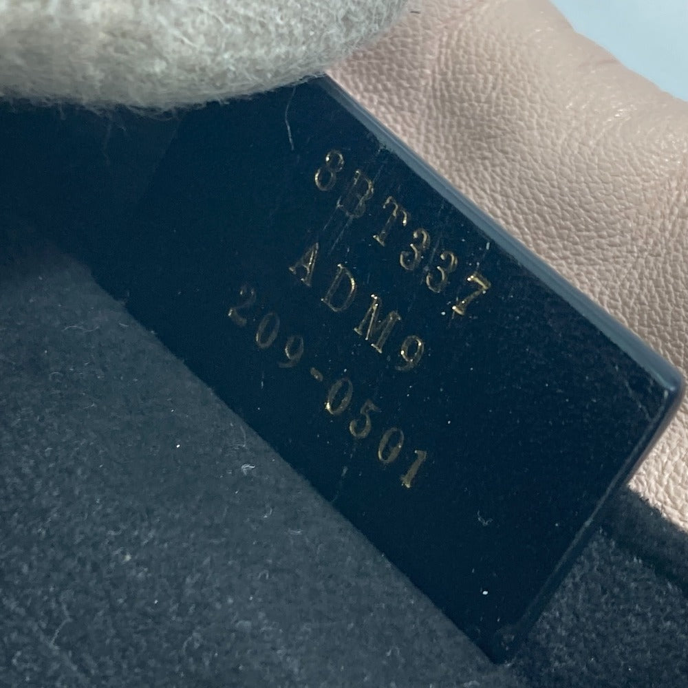 FENDI 8BT337 Drawstring Pouch, Crossbody Bag, Slim Clutch, Small Shoulder Bag, Leather, Women's, Pink