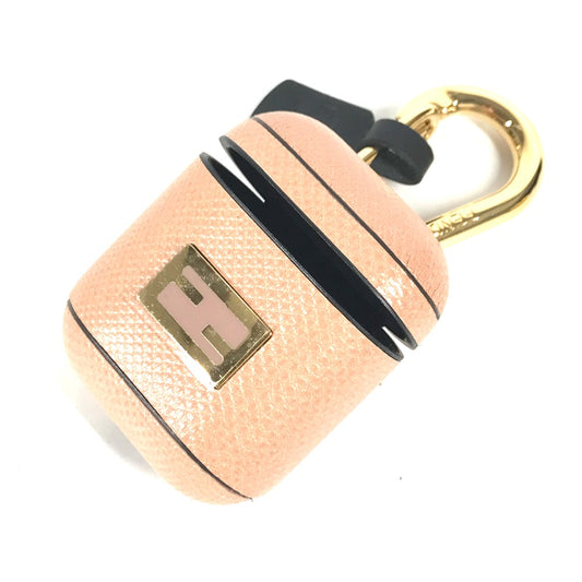 FENDI airpods ロゴ エアポッズケース イヤホンケース イヤフォンケース レザー レディース ベージュ