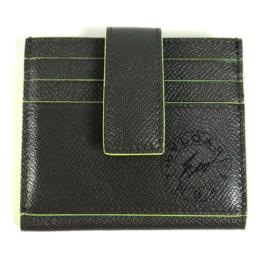 BVLGARI フラグメント fragment ロゴ マルチケース 名刺入れ パスケース カードケース レザー メンズ グレー