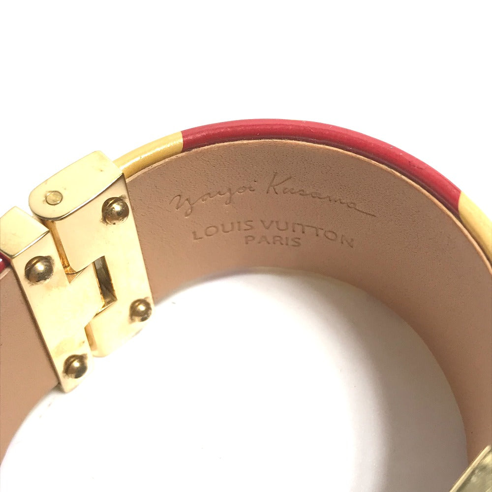 LOUIS VUITTON and Yayoi Kusama Collaboration Dot Bangle Bracelet in Enamel, Red, for Women