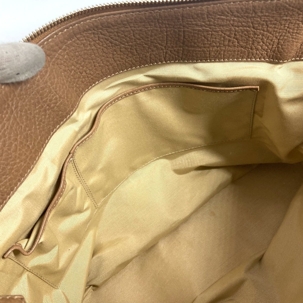 BVLGARI ロゴ 斜め掛け カバン フラップ ショルダーバッグ レザー/コーティングキャンバス ユニセックス ベージュ - brandshop-reference