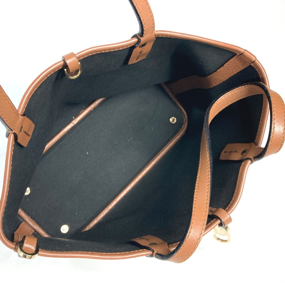 BVLGARI Shoulder Bag with Jewelry Pattern and Pouch, Leather/PVC Tote Bag, Multicolor, Women's