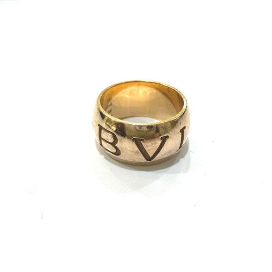 BVLGARI K18PG Monologo Accessory Ring, K18PG Women's Pink Gold