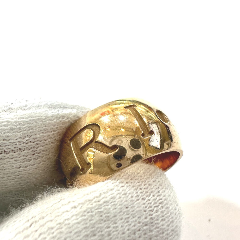 BVLGARI K18PG Monologo Accessory Ring, K18PG Women's Pink Gold