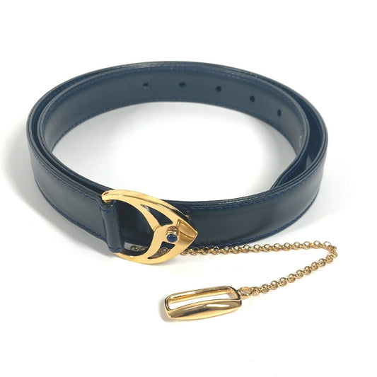 CARTIER サファイアライン アクセサリー ベルト レザー レディース ダークネイビー系 - brandshop-reference