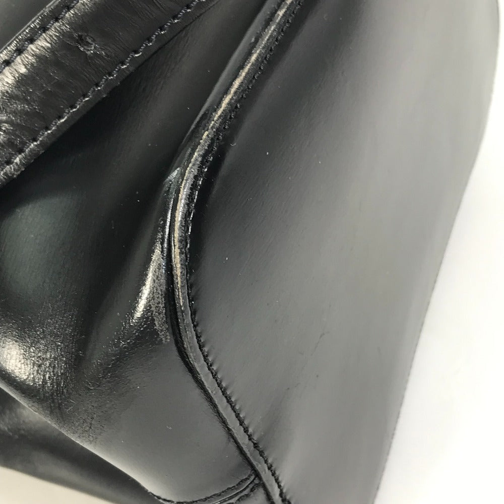 CARTIER レオパード 豹柄 ヒョウ パンテール 肩掛け ショルダーバッグ レザー レディース ブラック