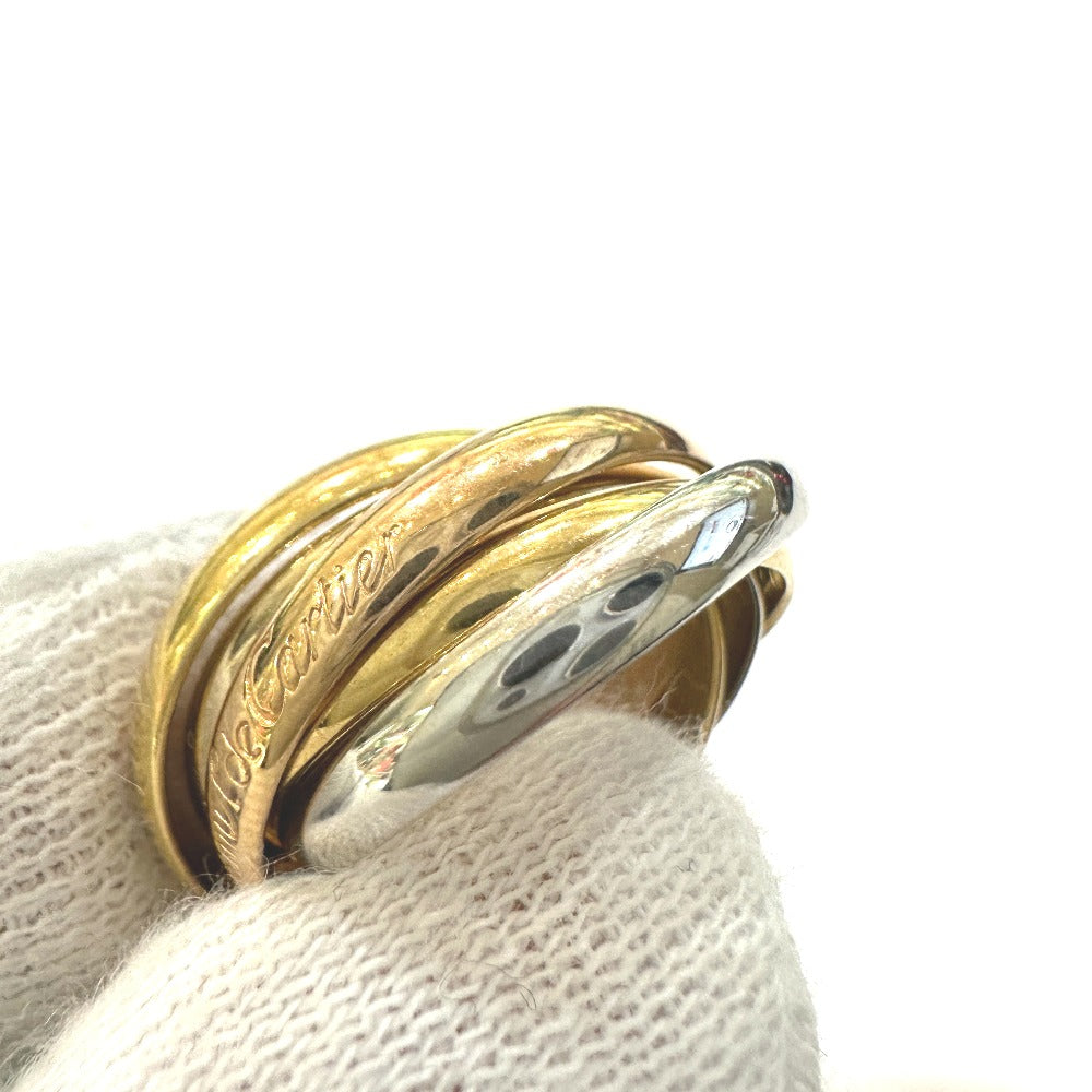 CARTIER K18トリニティ 5連 アクセサリー スリーカラー ゴールド リング・指輪 K18 レディース ゴールド×ピンクゴールド×ホワイトゴールド