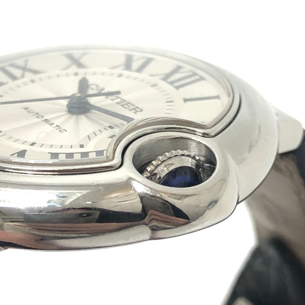 CARTIER W6920085 バロンブルー 33mm 自動巻き ウォッチ 腕時計 SS レディース シルバー