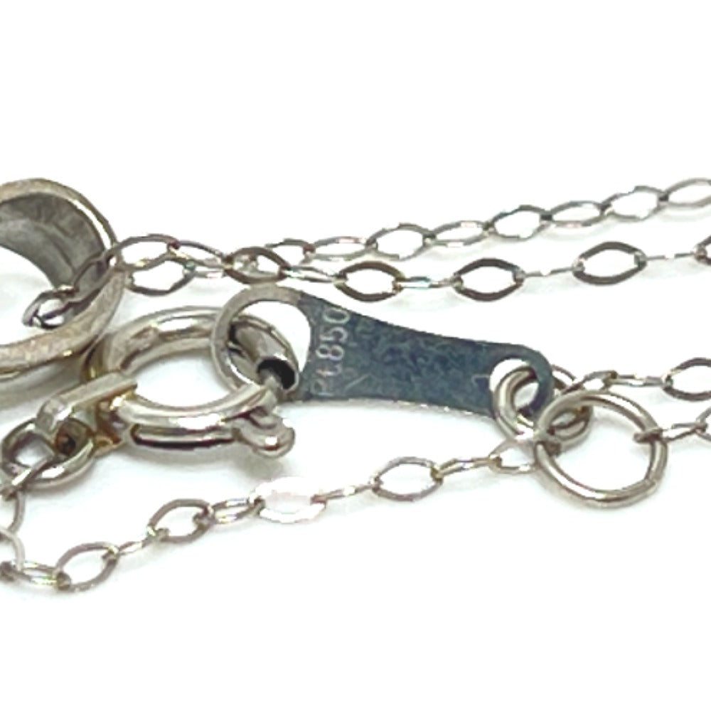 jewelry Pt850 1.03ct フラワーモチーフ アクセサリー ネックレス レディース シルバー - brandshop-reference