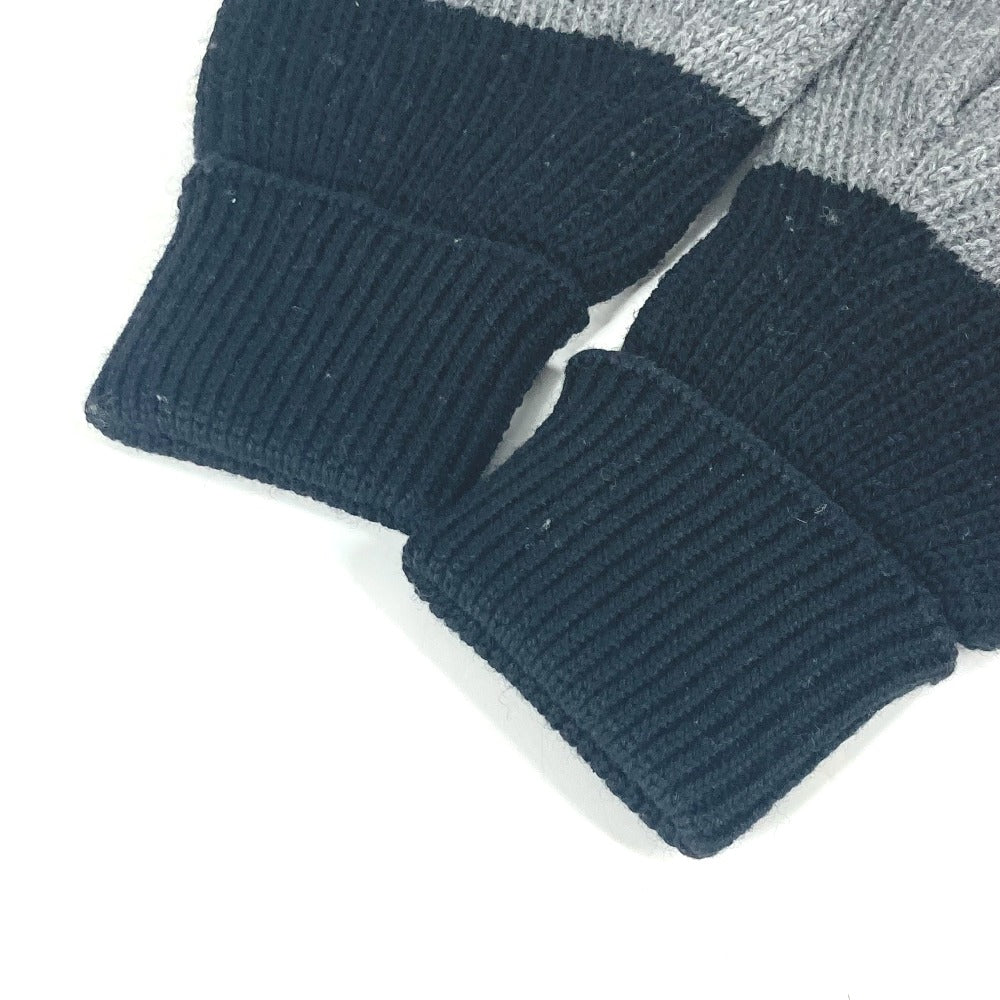 Dior 213MG01AT481 バイカラー CDロゴ グローブ アクセサリー 手袋 ウール メンズ グレー - brandshop-reference
