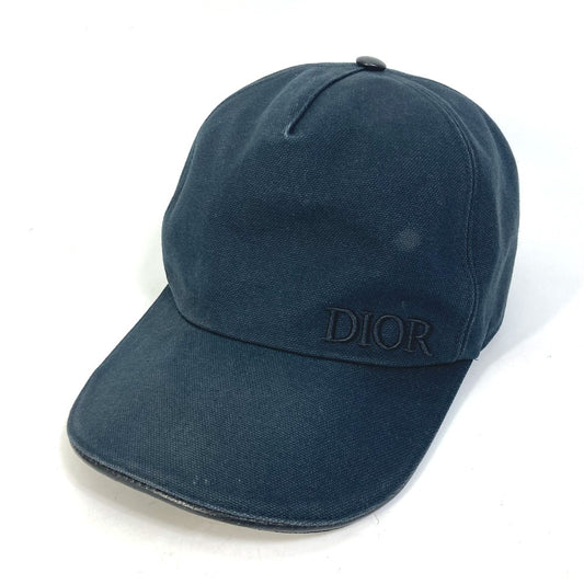 Dior 933C902D4511 Logo Baseball Cap, Cotton, Men's, Black