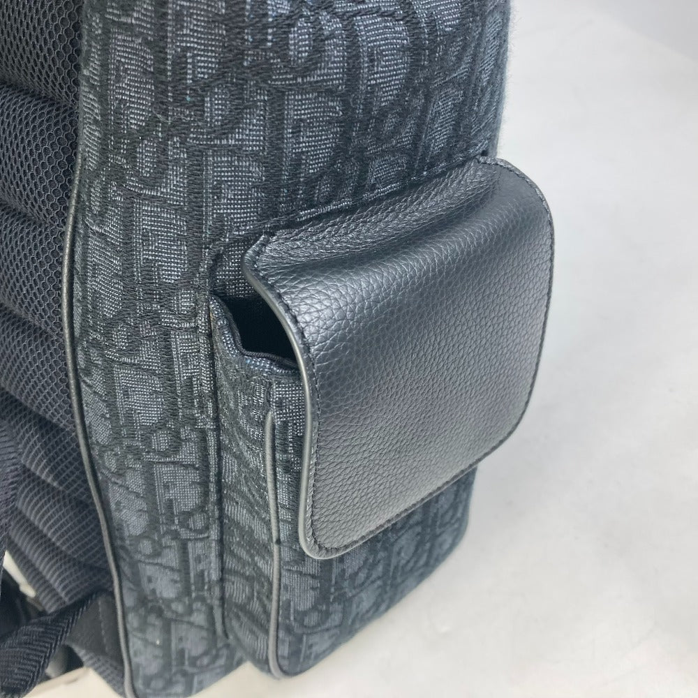 Dior 1ADBA161YKS 23SS サドル オブリーク バックパック カバン リュックサック キャンバス/レザー メンズ ネイビー - brandshop-reference