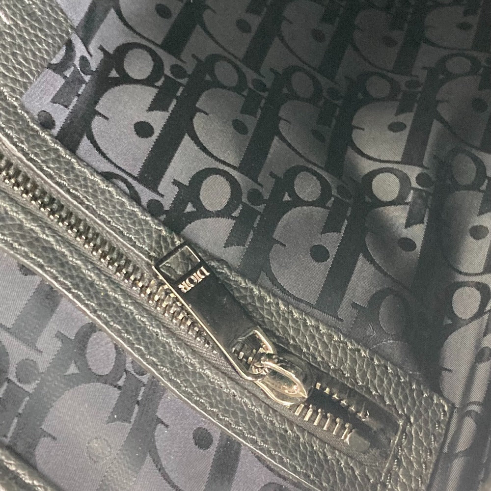 Dior 1ADBA143SSE サドル バックパック カバン リュックサック レザー メンズ ブラック - brandshop-reference