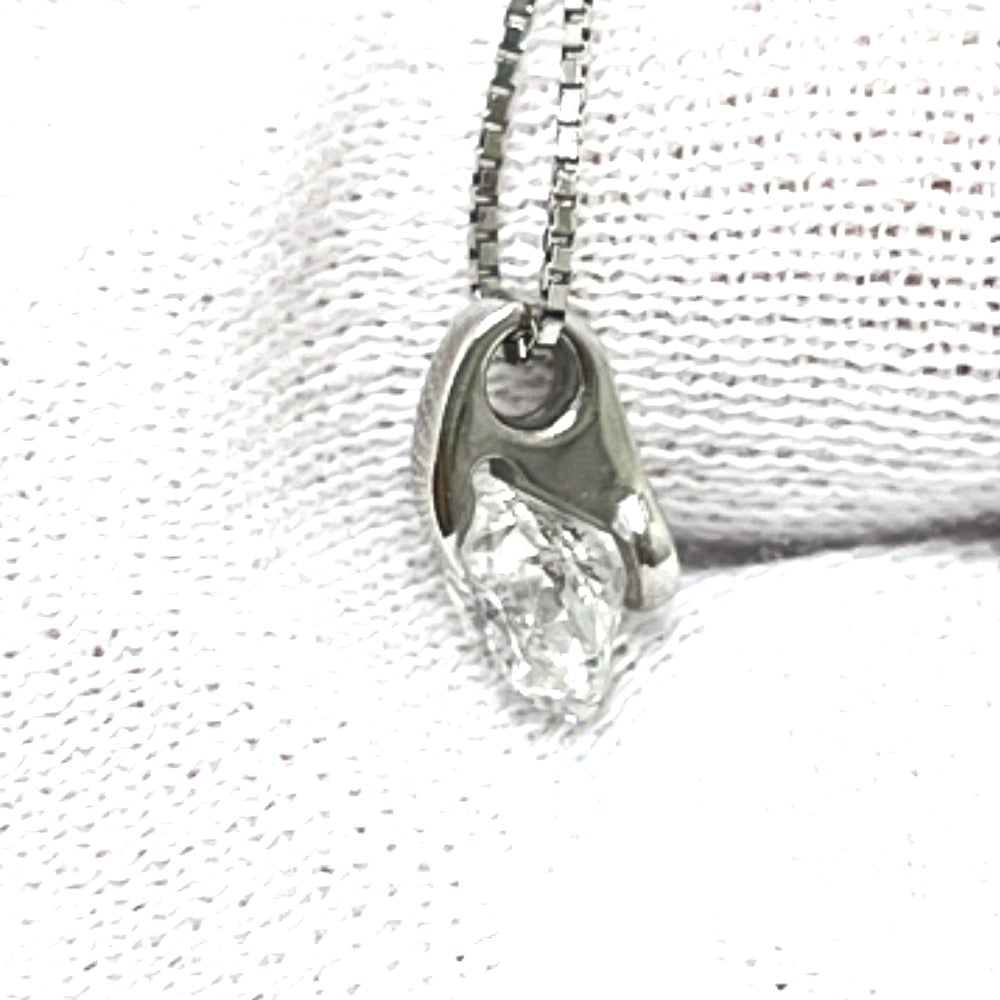 Jewelry Pt900 D1.08ct Diamond Necklace Pt900 Women's Silver