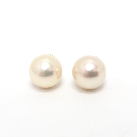 Jewelry K14WG Pearl 9mm Earrings Jewelry Accessories Earrings K14WG Women's White