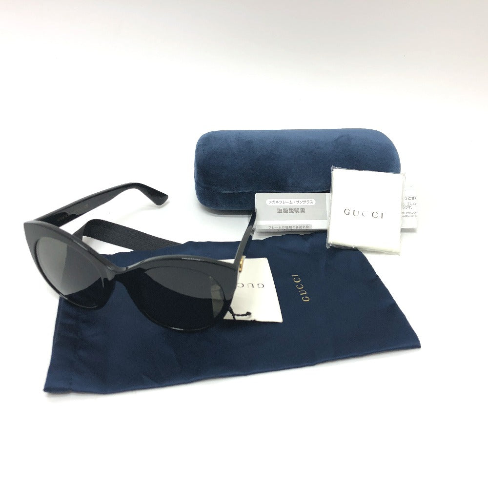 GUCCI GG0028SA Asian Model Plastic Sunglasses for Women, Black