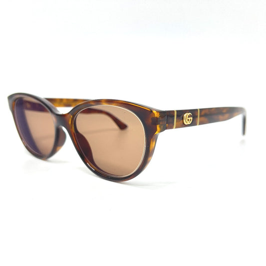 Gucci GG06333o gg marmont preskripsi cermin mata hitam plastik wanita coklat
