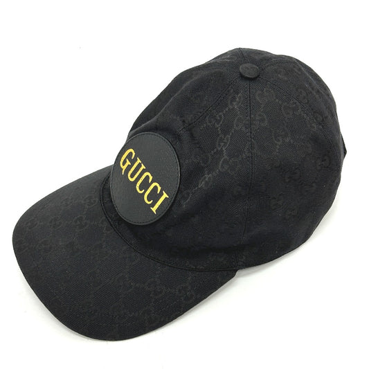 GUCCI 627114 Gucci Off The Grid GG Logo Hat/Cap/Baseball Cap/Men's Black Nylon