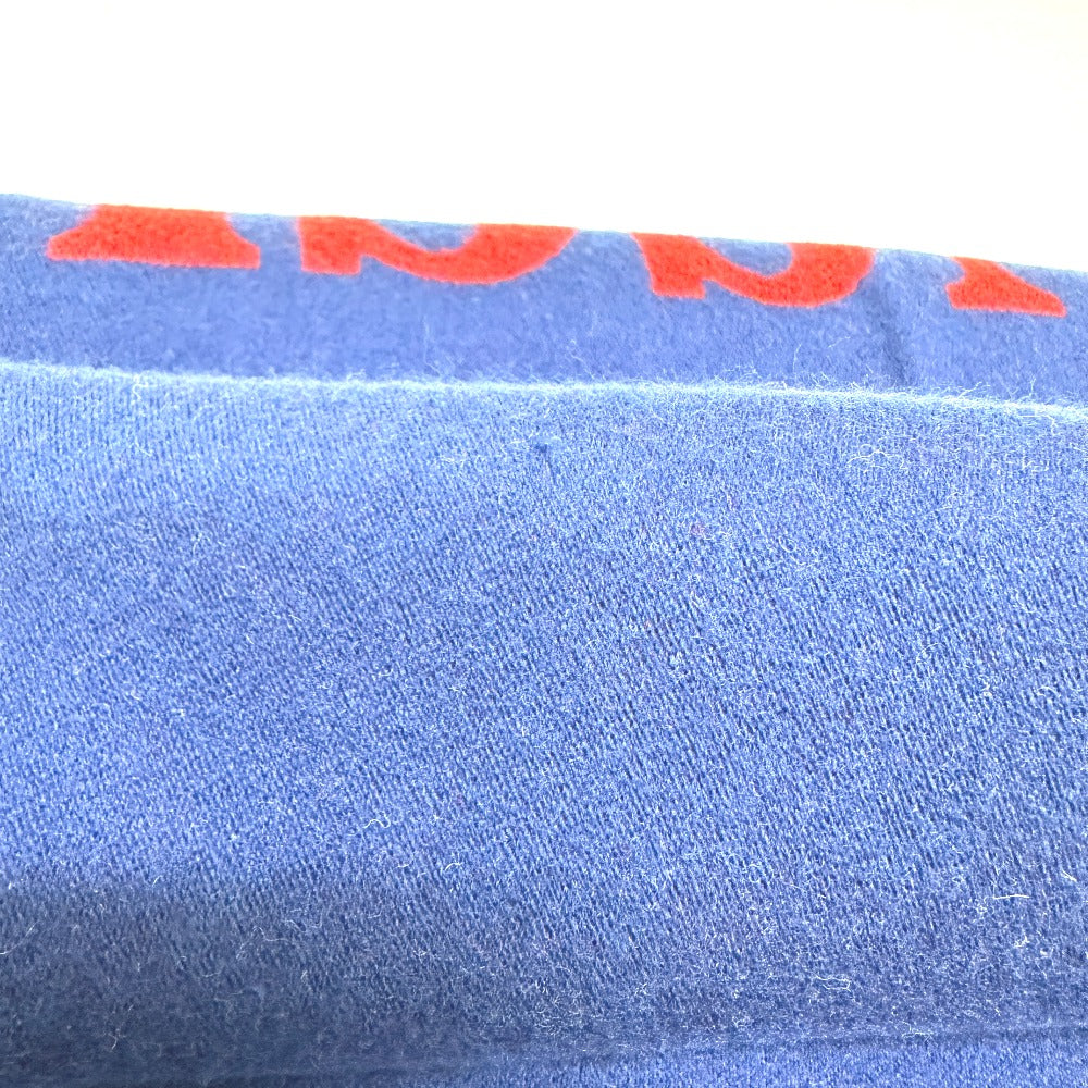 GUCCI 525559 ロゴ アパレル マフラー ストール ショール バイカラー マフラー ウール レディース ブルー - brandshop-reference