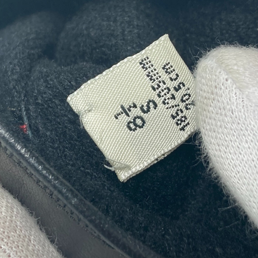 GUCCI アクセサリー GG インターロッキングG グローブ 手袋 スエード レディース ブラック - brandshop-reference