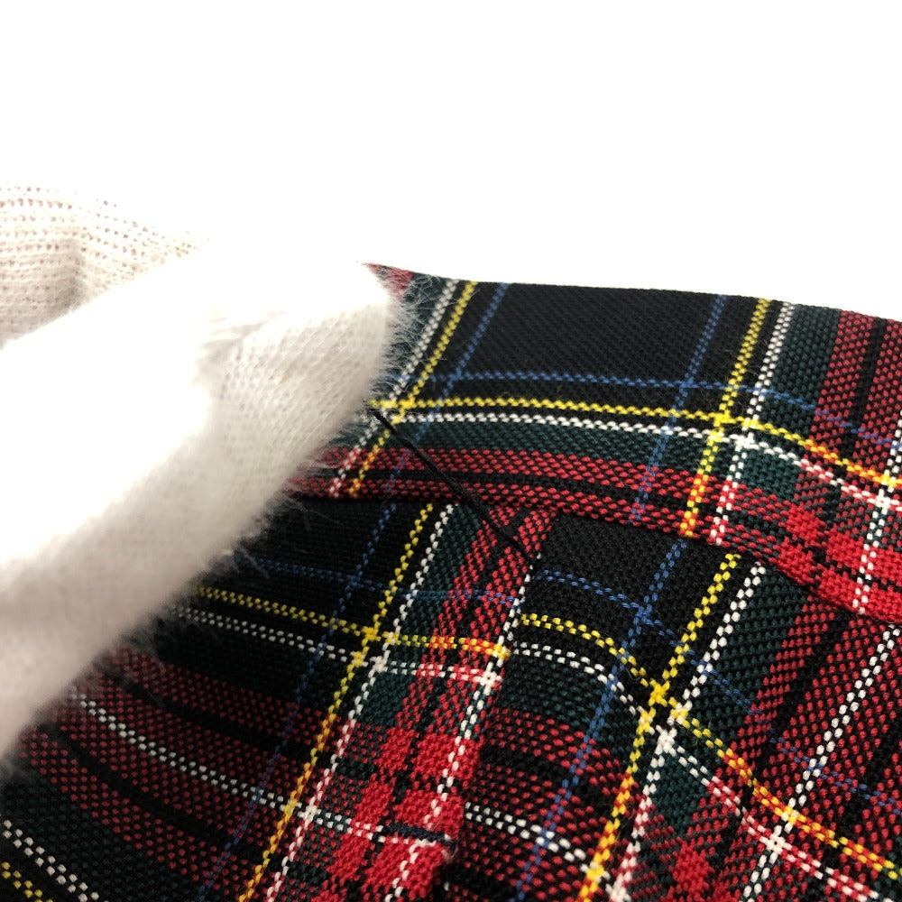 GUCCI 864U01 Checkered Sweatpants, Men's Wool, Red