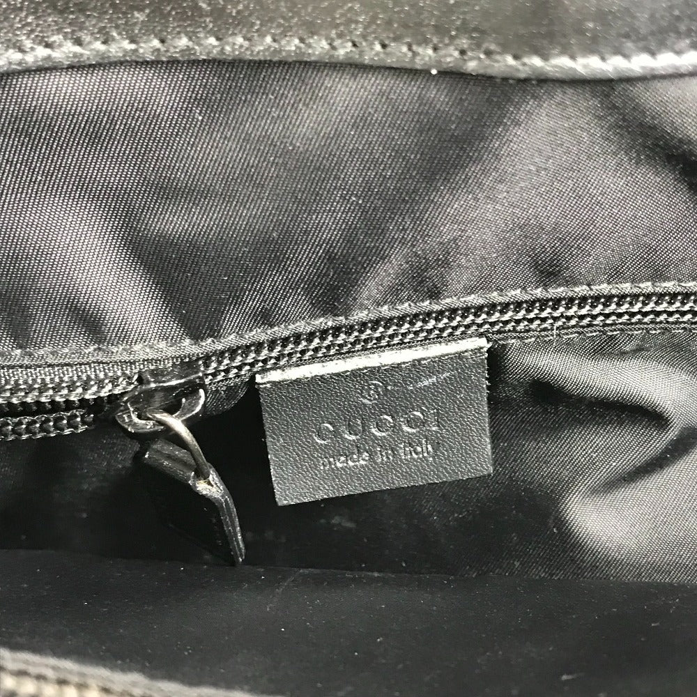 GUCCI 246410 ロゴ カバン ハンドバッグ トートバッグ ビジネスバッグ ナイロン/レザー メンズ ブラック