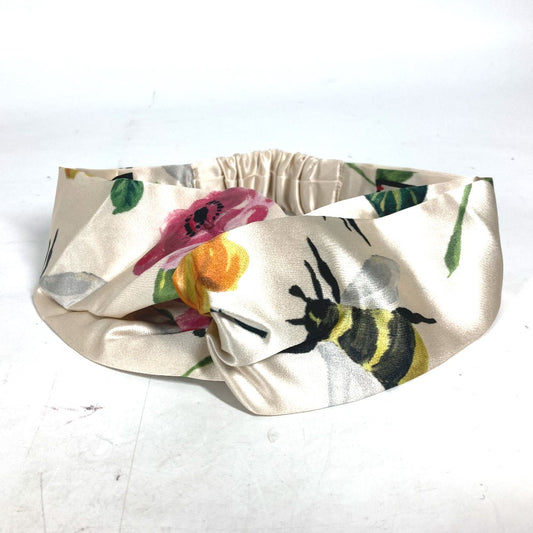 GUCCI 플로라 헤드밴드 헤어 액세서리 헤어밴드 실크 여성용 멀티컬러