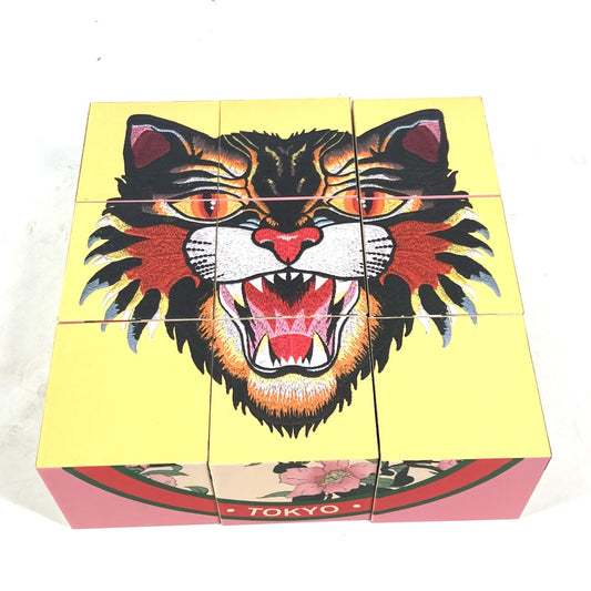 GUCCI 銀座店リニューアル記念 ミケーレ パズルキューブ GG パズル puzzle おもちゃ インテリア 雑貨 ウッド ユニセックス マルチカラー - brandshop-reference