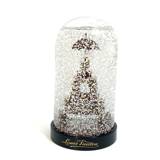 LOUIS VUITTON N99229 Bag Noe Umbrella Monogram Trunk Tower Eiffel Tower Snow Globe Glass Interior Object Unisex Brown