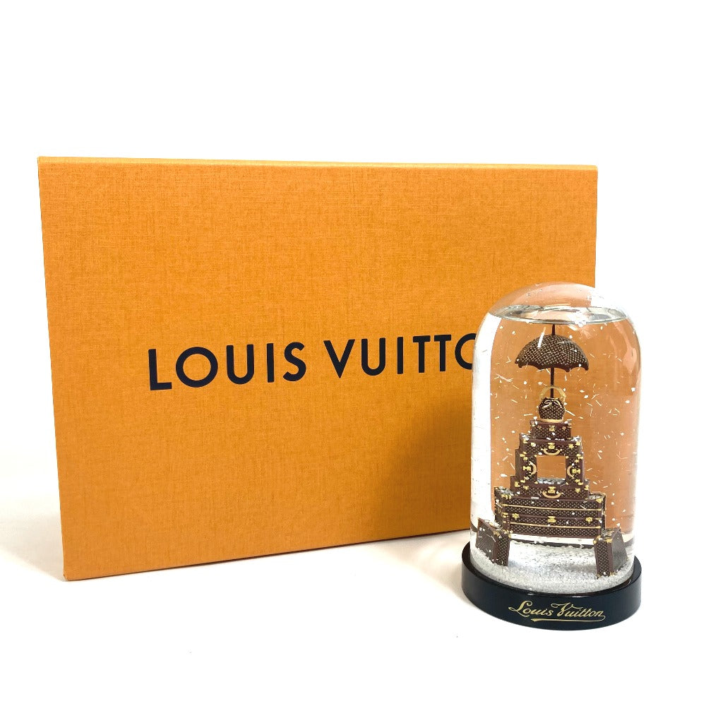 LOUIS VUITTON N99229 Bag Noe Umbrella Monogram Trunk Tower Eiffel Tower Snow Globe Glass Interior Object Unisex Brown