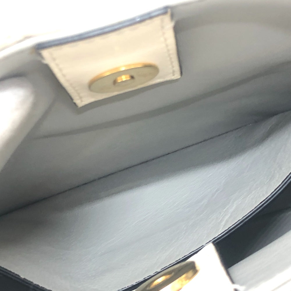 VALENTINO VW0B0197BSF Rockstud Roman Studs Bag Handbag Leather Women's White