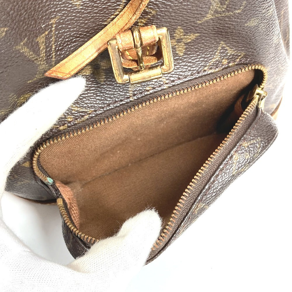 LOUIS VUITTON M51137 Monogram Mini Monsuri Bag Backpack Rucksack Monogram Canvas Unisex Brown