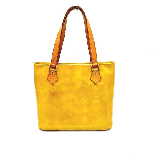 LOUIS VUITTON M91004 Bolso Houston bolso de mano monograma Vernis damas beige