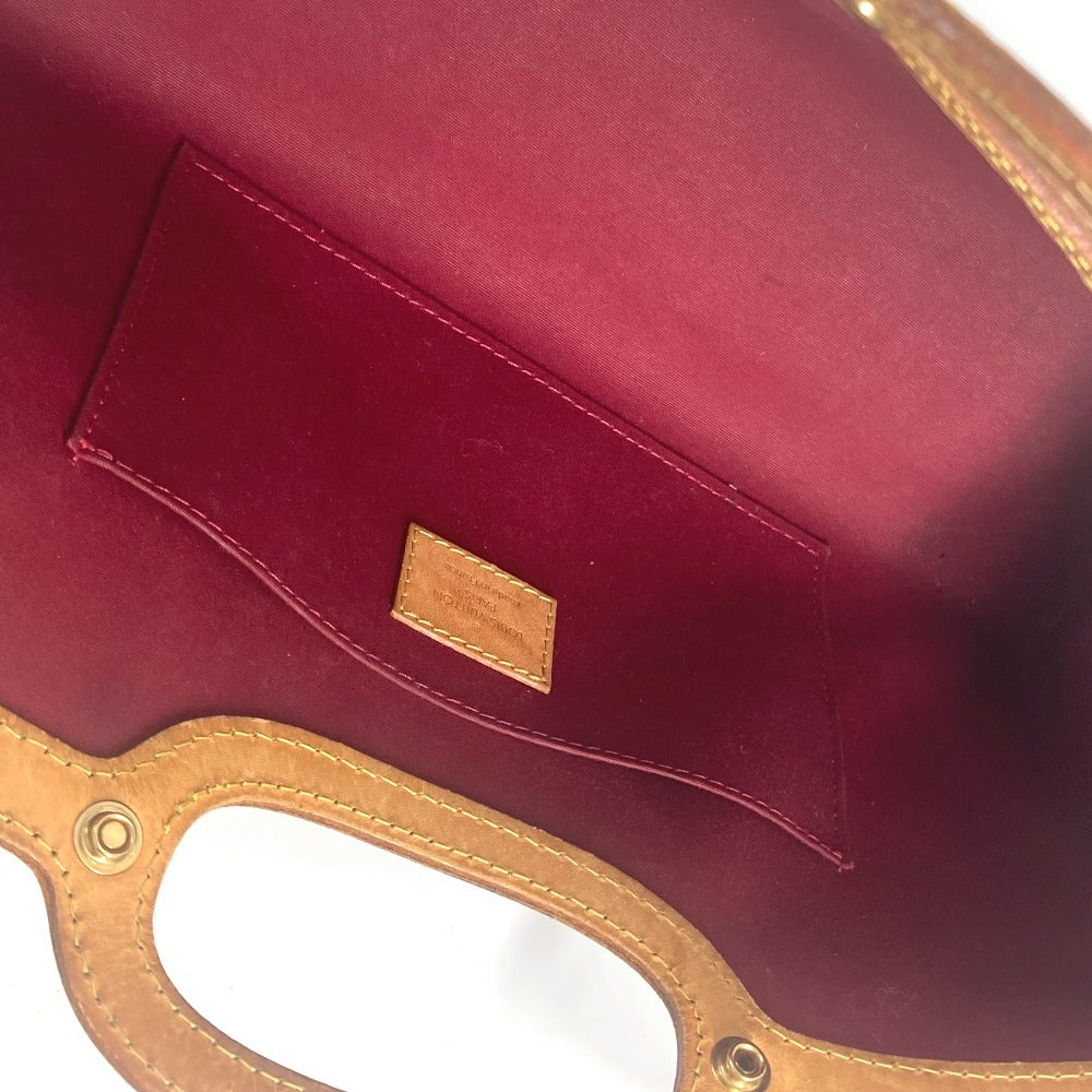 LOUIS VUITTON M91987 Monogram Vernis Roxbury Drive Handbag, Monogram Vernis, Women's, Red