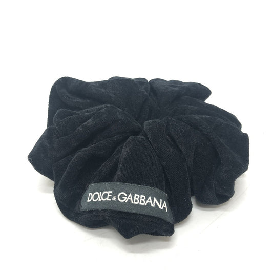 DOLCE&GABBANA Big Hair Scrunchie, Velvet, Women's, Black