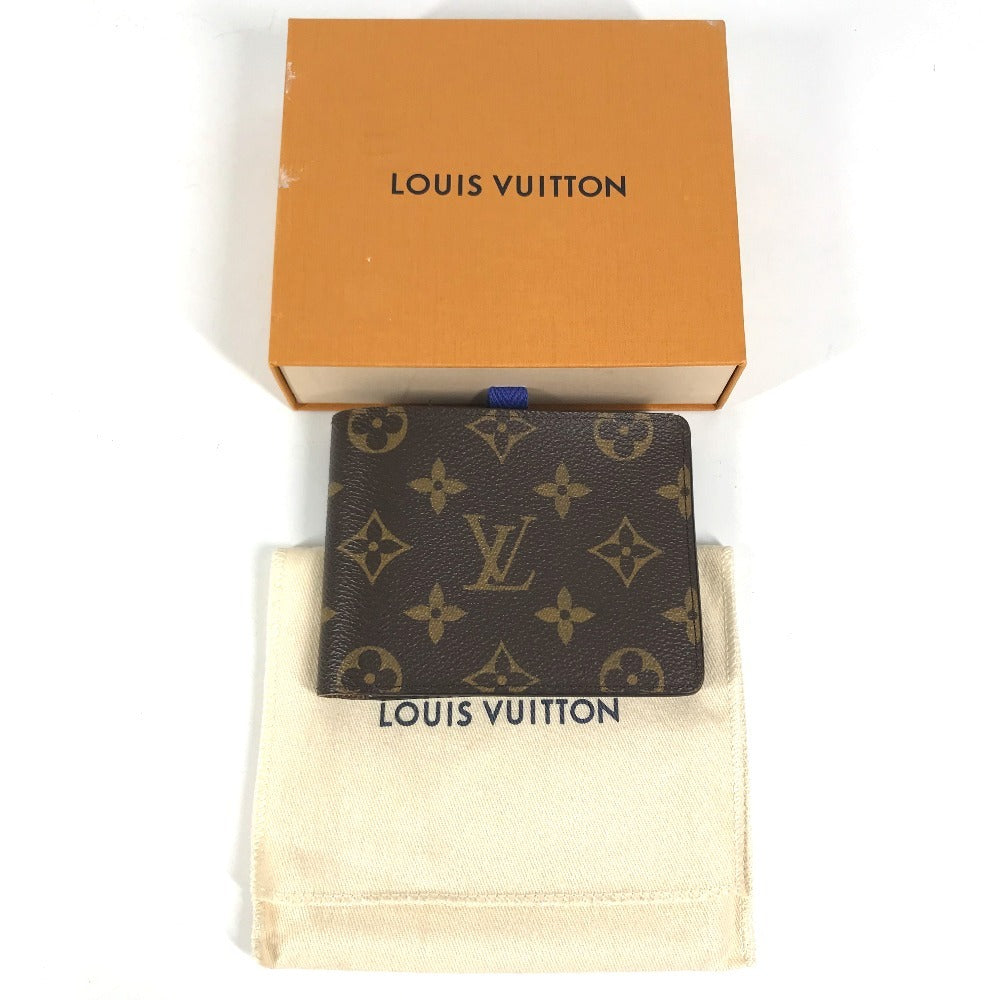 LOUIS VUITTON M60895 Monogram Portefeuille Multipull Current model, billfold wallet, bi-fold wallet Folded wallet MonogramCanvas Brown Used